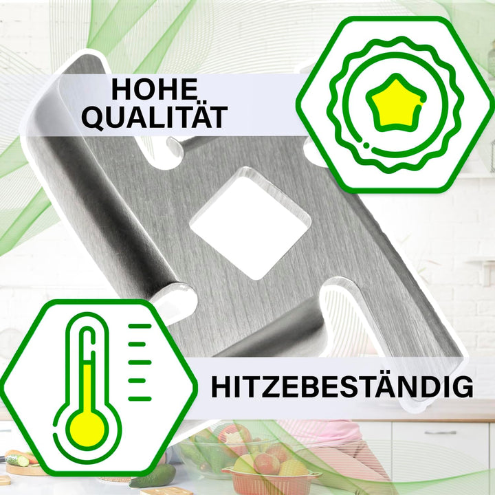 2 Stück Elektrisch Fleischwolf Messer Ø47,6 mm Edelstahl mit Original Code AMM12C-180 für Panasonic