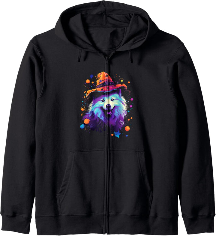 Samojede Halloween Kapuzenjacke