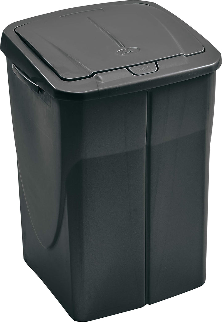 Mondex Müllsortierer 45 Liter mit anthrazit Deckel, Anthrazit