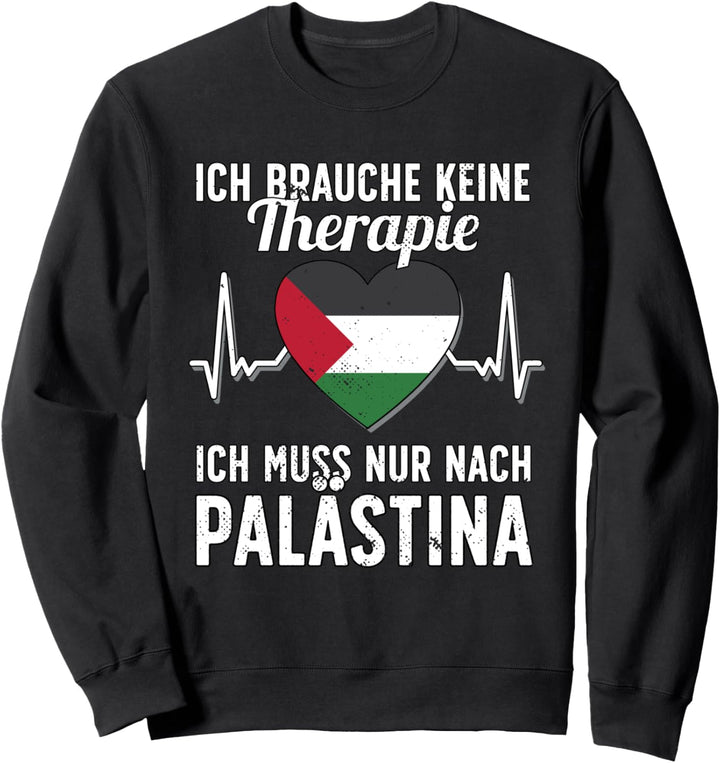 Palästinensische Flagge I Palästina Urlaub I Palästina Sweatshirt