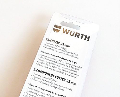 Würth Messer für 25 mm Klinge aus Legierter Stahl, 195 millimeters [UTILITY_KNIFE]