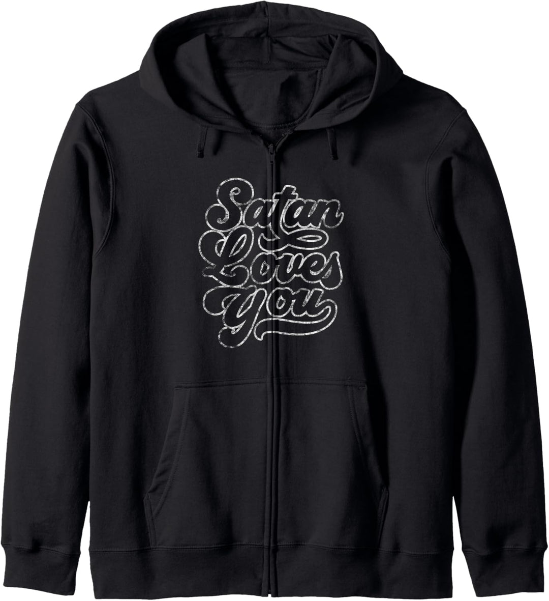Satan Liebt Dich Satanisches Geschenk Kapuzenjacke