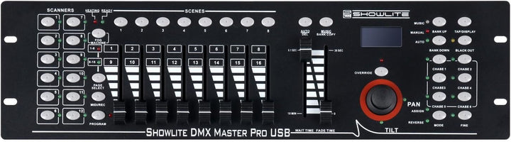 Showlite Master Pro 192 Kanal DMX Controller (zur professionellen Lichtsteuerung, max. 240 Szenespei