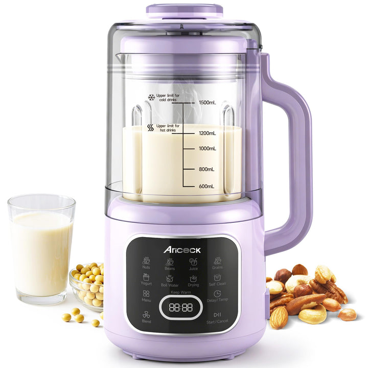 N4 Professioneller Nussmilchbereiter mit Selbstreinigungsfunktion – Ideal für Mandelmilch, Sojamilch