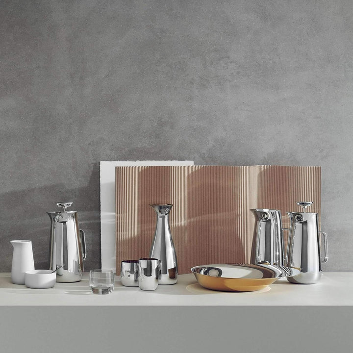 Stelton, Edelstahl, 711, Silber, H 7,5cm, Ø 36cm