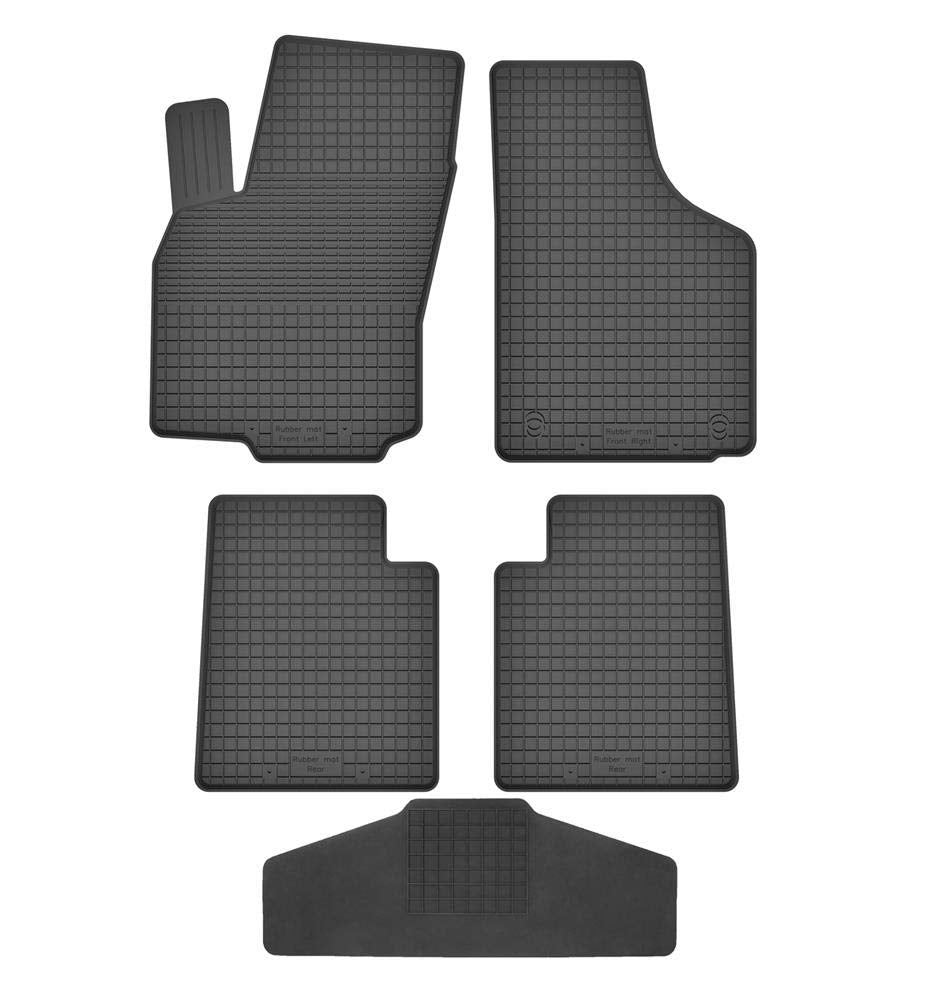 Fussmatten Vorne, Hinten + Tunnel für Renault Twingo 1 1993-2012 Gummi Gumimatten Vorne, Hinten, Tun