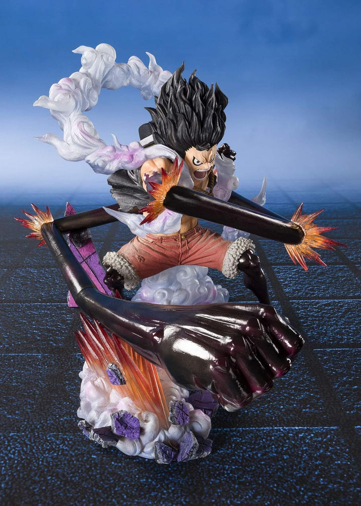 TAMASHII NATIONS - Monkey D Luffy Gear 4 Snakeman King Cobra Figur 16 cm One Piece Figuarts Zero, Fa