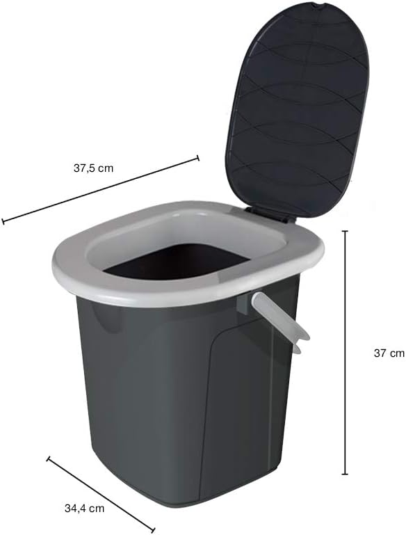 BranQ - Home essential 1306 Campingtoilette, 22L M Single, M Single