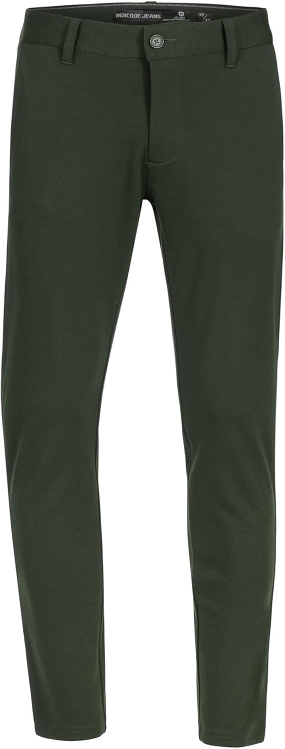 Indicode Herren Rodekro Performance Pants | Chinohose Herrenhose Super Stretch Stoffhose Bequeme Bus