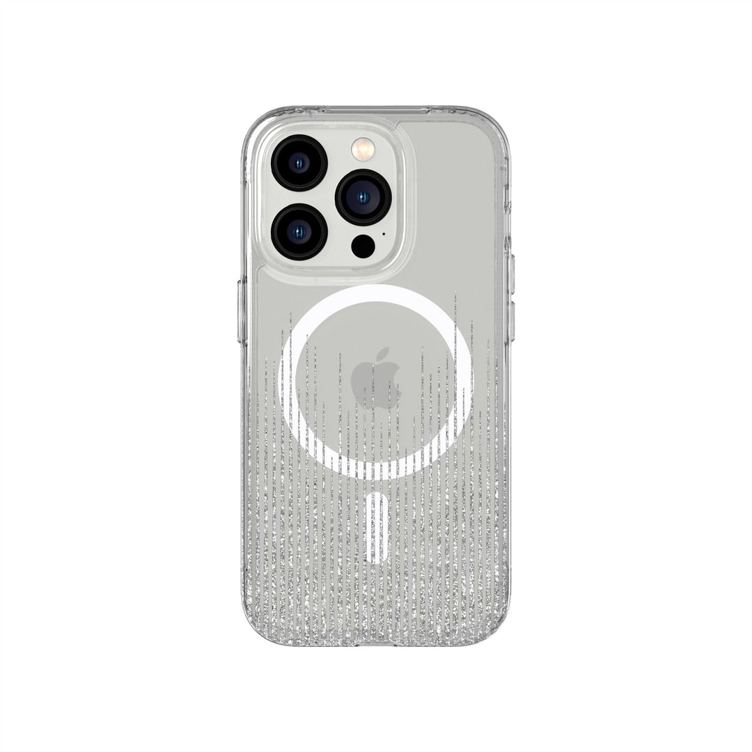 tech21 iPhone 14 Pro Evo Sparkle kompatibel mit MagSafe® - Glitzernde & Kratzfeste Handyhülle mit 3,