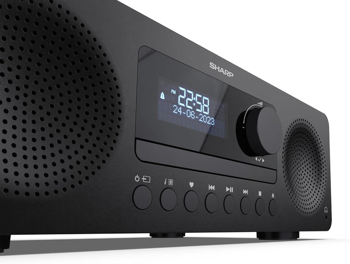 Sharp XL-B720D Tokyo DAB+ All-in-One Hi-Fi-System | Bluetooth, CD, UKW-Radio, USB, Aux | 20 Sendersp
