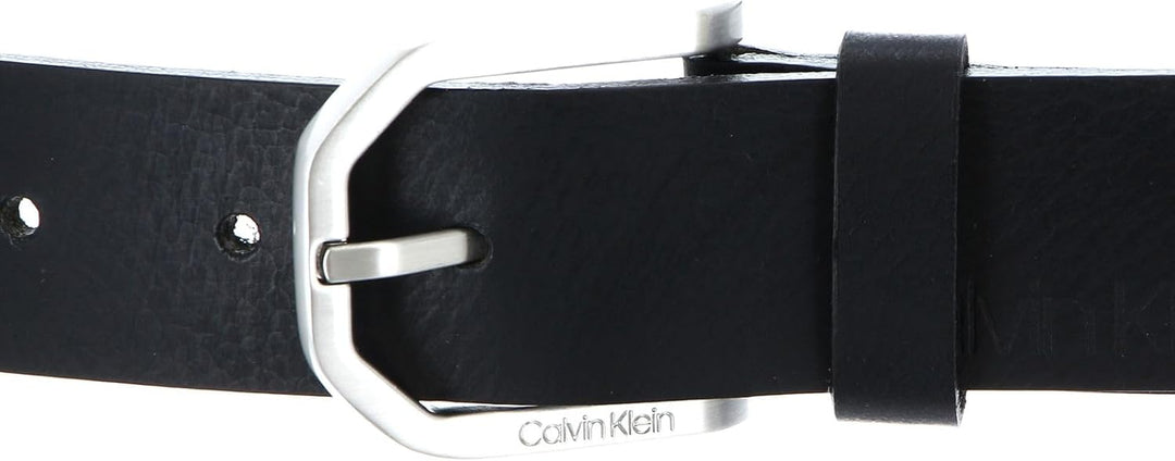 Calvin Klein Essential Plus Faceted 35MM Belt W80 Black