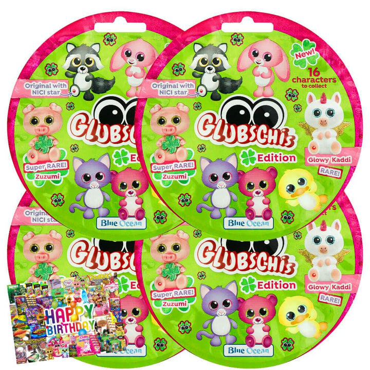 Bundle mit Blue Ocean Glubschis Sammelfigur Glück Serie 3 - Set Aauswahl - Glubschi Glitzer Figur -