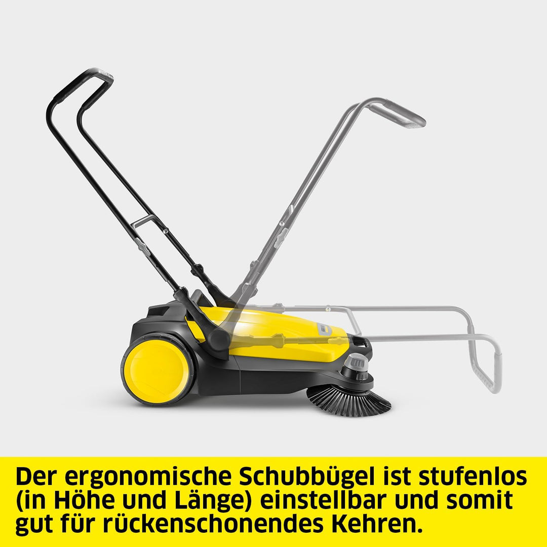 Kärcher Kehrmaschine S 6 (Max. Flächenleistung: 2500 m²/h, 1 Seitenbesen, Kehrbehälter: 38 l, Arbeit