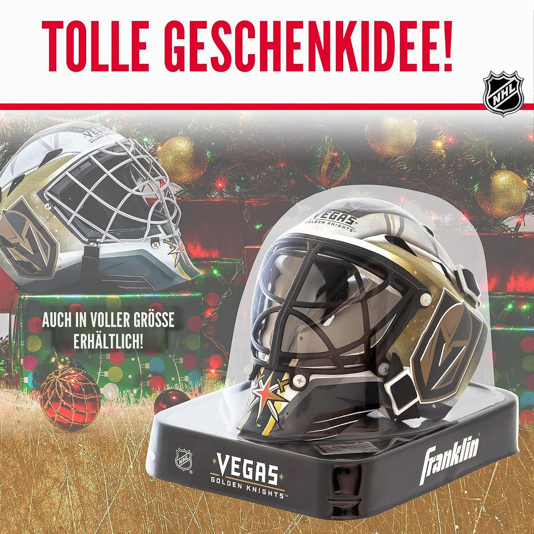 Franklin Sports Eishockey-Sammelartikel Torwart-Helm Mini, Design: Logo Einer NHL-Mannschaft Vegas G