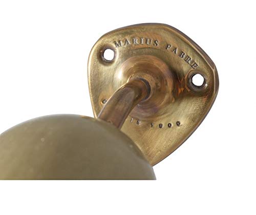Französischer Seifenhalter aus Messing mit Olivenölseife, Nature, Marius Fabre