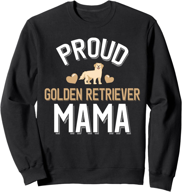 Cute Proud Golden Retriever Mama Sweatshirt