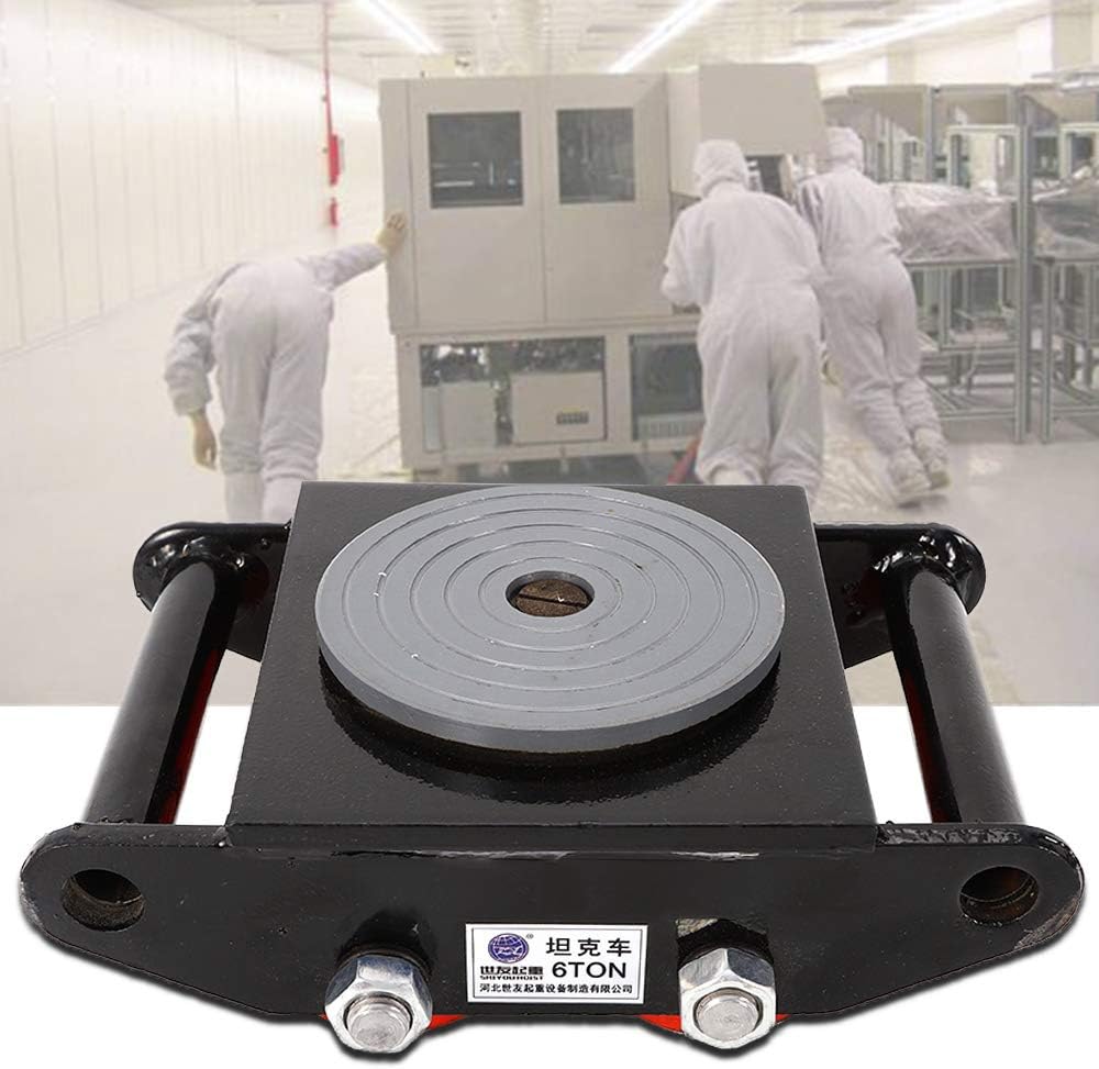 Panzerrollen,Transportfahrwerk,Industrieroller mit 4 PU-Richtungsräder Roller Drehplatte Möbeltransp