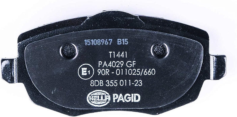 HELLA PAGID 8DB 355 011-231 Bremsbelagsatz - T1441 - Dicke/Stärke: 16.4mm - Bremssystem: Lucas - nic