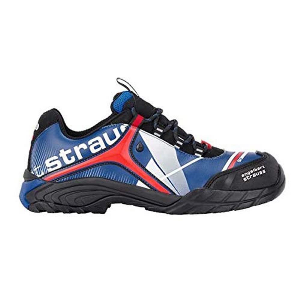 Engelbert Strauss 93587-44/Royal Blue/Red Sicherheitshalbschuhe Turais, 44, Kornblau/Rot7 Kornblau R