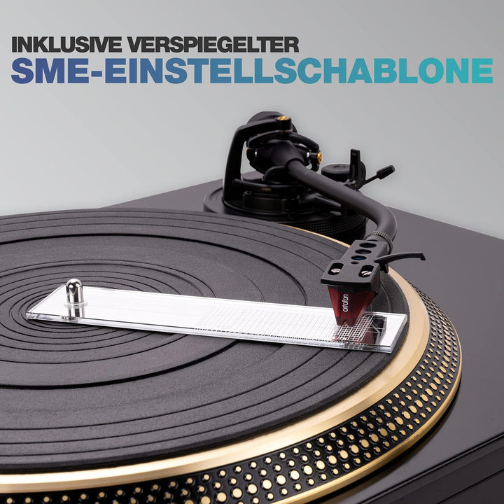 Reloop Turntable Cartridge Mount & Gauge Set - All-in-One Set zum Einstellen, Justieren und Reinigen