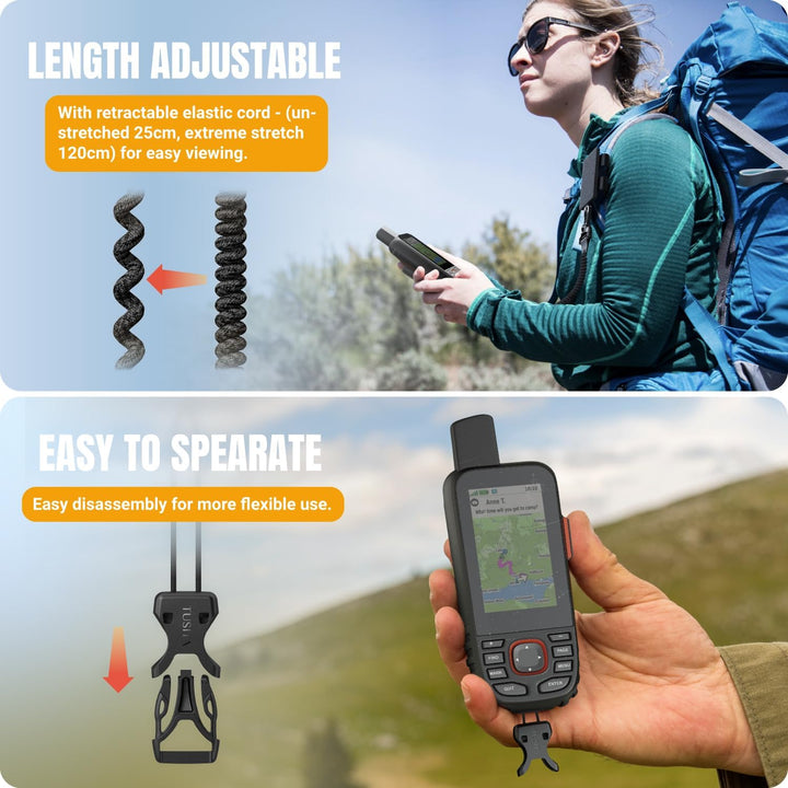 TUSITA Rucksack Halterung Zubehör Kompatibel mit Garmin GPS Handhelds, 010-11855-00