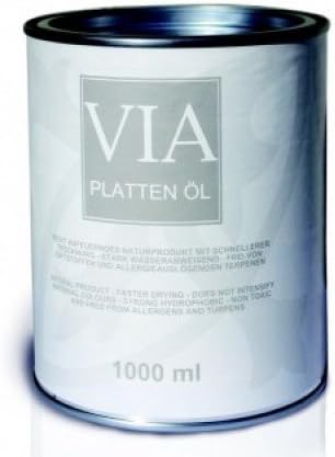 Via Plattenöl | 1 Liter | Zementmosaikplatten | Marmor | Travertin | Terrazzo | Stein