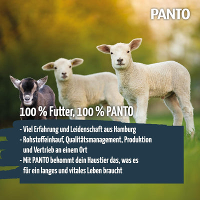 PANTO Lämmermilch Milchersatz 10 kg – Milchaustauscher für Schaflämmer & Ziegenlämmer, vollwertiger