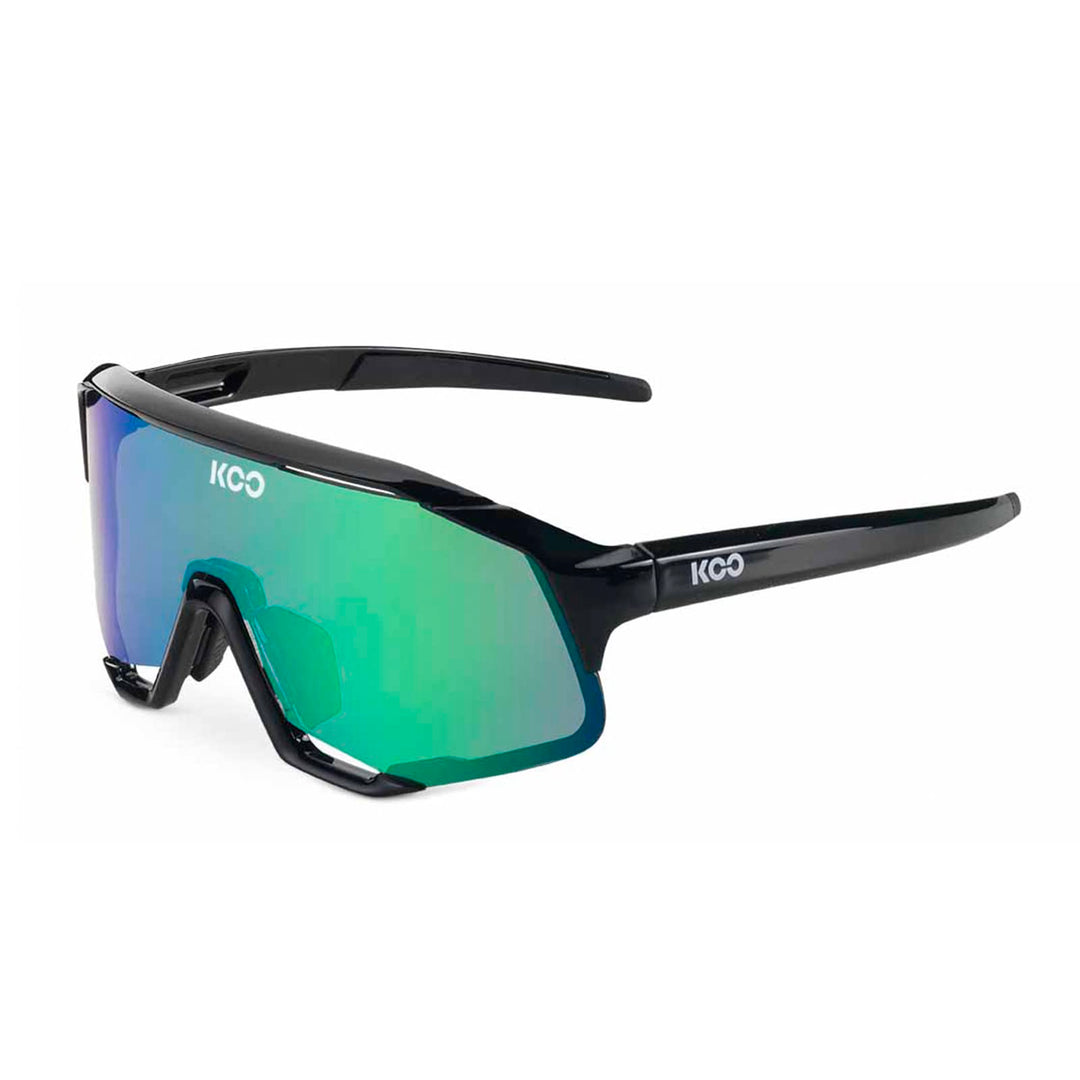 KOO Demos Sunglasses I Performance Eyewear for Road, MTB Cyclists & Cyclocross Sports Schwarz / Grün