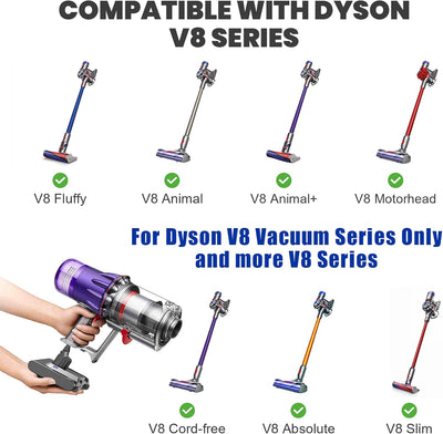 Batterie für Dyson V8 SV10,21,6V 6.0ah SV10 Ersatzakku, Akku für Dyson V8 Serie kabelloser Staubsaug