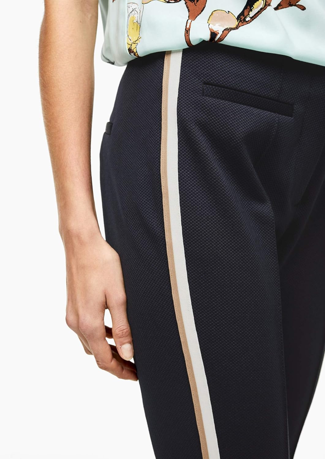s.Oliver BLACK LABEL Damen 150.10.002.18.180.2039576 Hose 38 Dark Navy, 38 Dark Navy