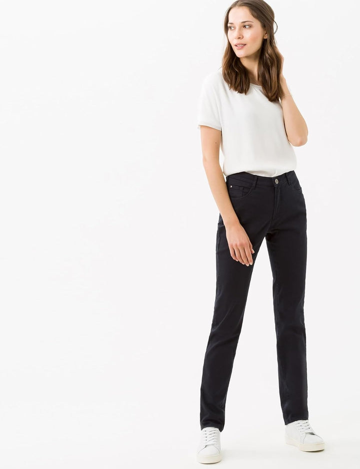 BRAX Damen Style Mary Five-pocket-hose in Wertigem Baumwollstretch Hose , Perma Blue, 44