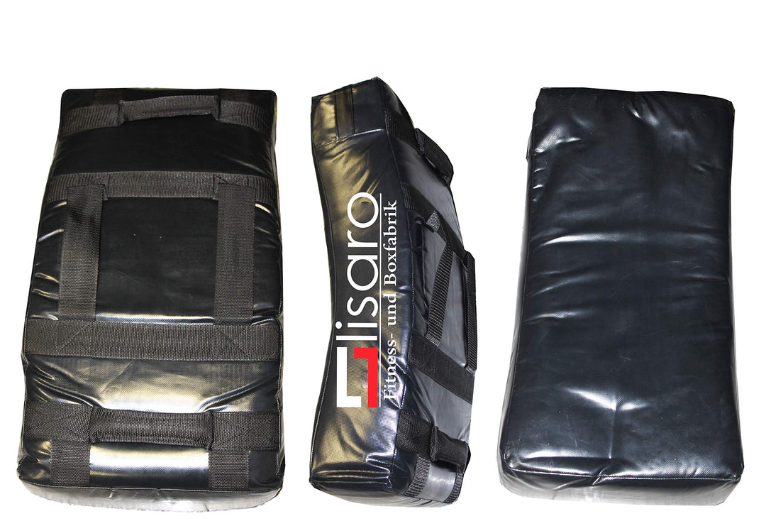 Lisaro Kick Schlagschild für Thai- und Kickboxen/Kick schlagpolster 60cm schwarz