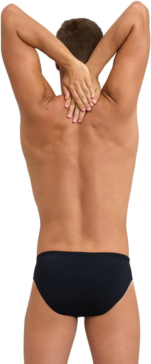 ARENA Herren Men's Swim Briefs Graphic Swim Briefs D7 Black-nespola, D7 Black-nespola