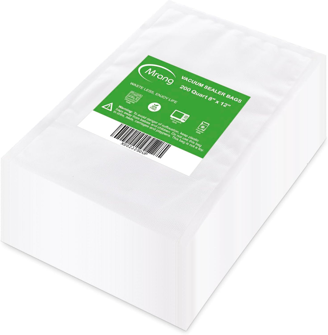 Vakuumierbeutel Lebensmittel 20CMx30CM 200 Beutel Profi Lebensmittel Vakuumbeutel für alle Vakuumier