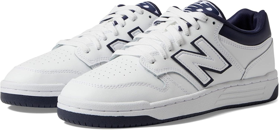 New Balance Bb480 Herren Sneaker 37 EU White Navy, 37 EU White Navy