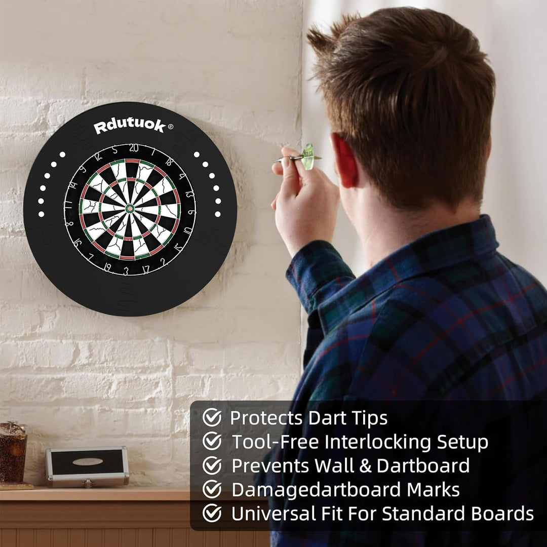 Rdutuok Dart Catchring Surround, Surround Auffangring Dart Backboard Dartscheibe Surround FüR Dart S