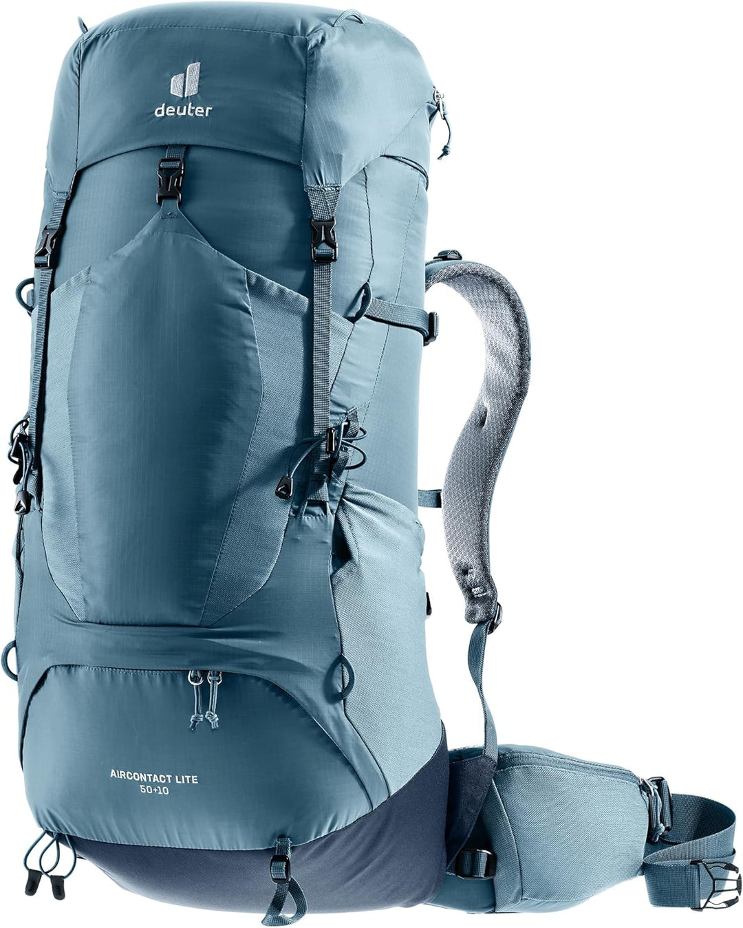 deuter Herren Aircontact Lite 50 + 10 Trekkingrucksack (1er Pack) 50+10 L Atlantic-ink, 50+10 L Atla