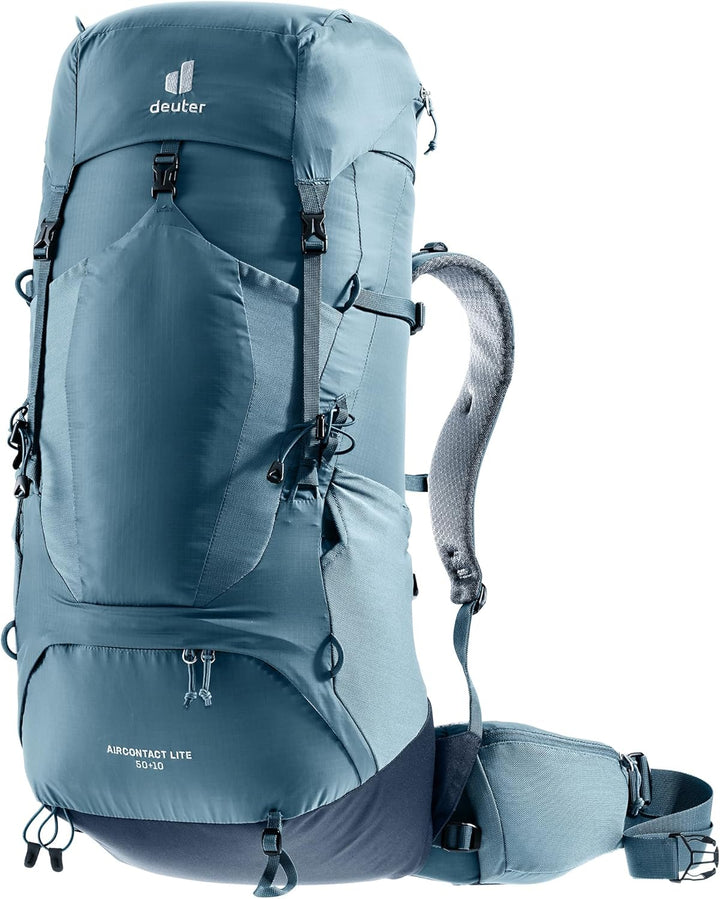 deuter Herren Aircontact Lite 50 + 10 Trekkingrucksack (1er Pack) 50+10 L Atlantic-ink, 50+10 L Atla