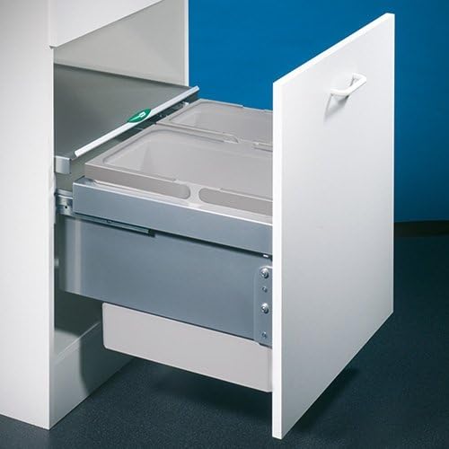 Naber, Cox® Base 1T 500-2. Abfallsammler, hellgrau, Höhe 360 mm