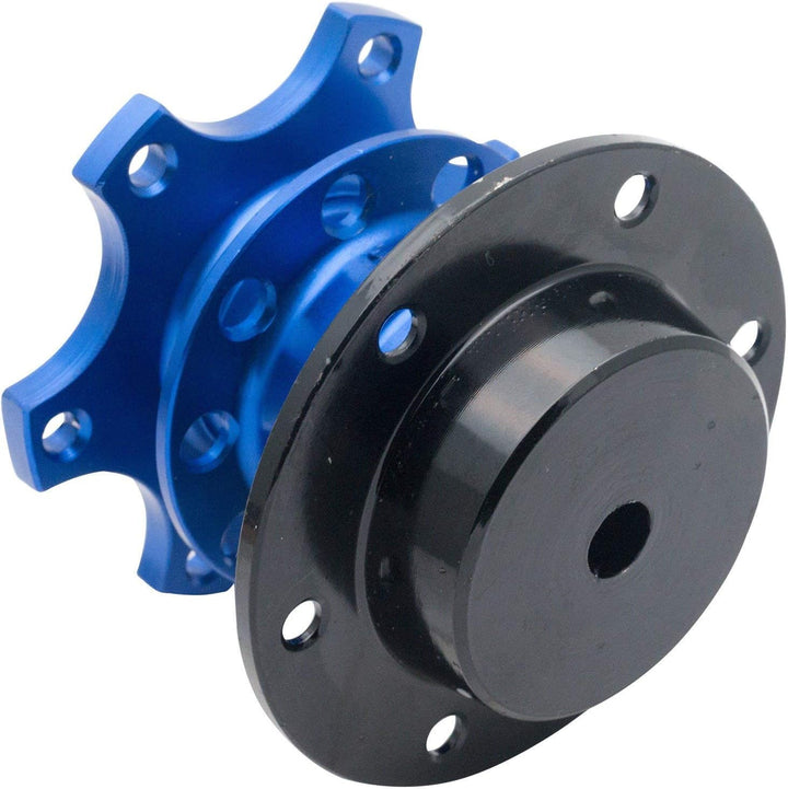 Auto-Lenkrad Schnellwechsel-Nabe Universal Racing/Rally/Motorsport Boss Hub Lenkrad-Anpassung (blau)