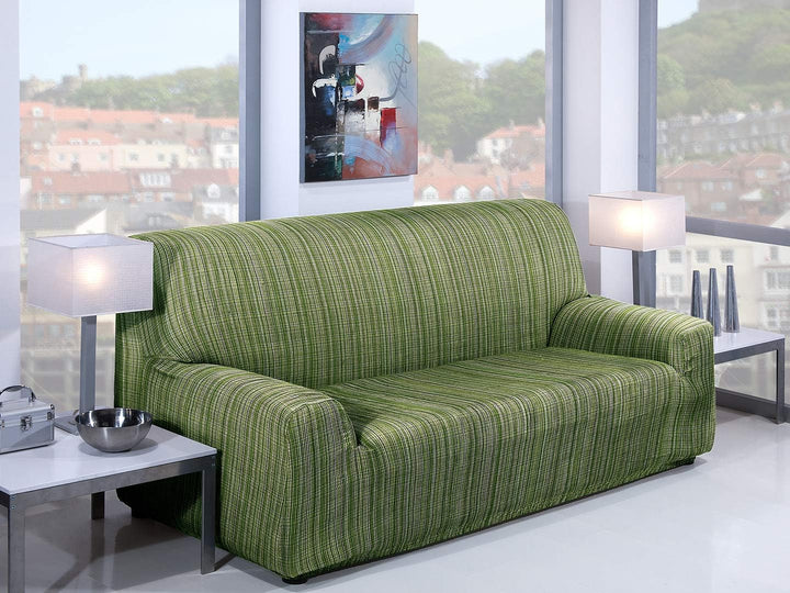 Martina Home Mejico Sofabezug, elastisch 4 Plazas, 240 a 270 cm de ancho grün 4 Plätze Grün, 4 Plätz