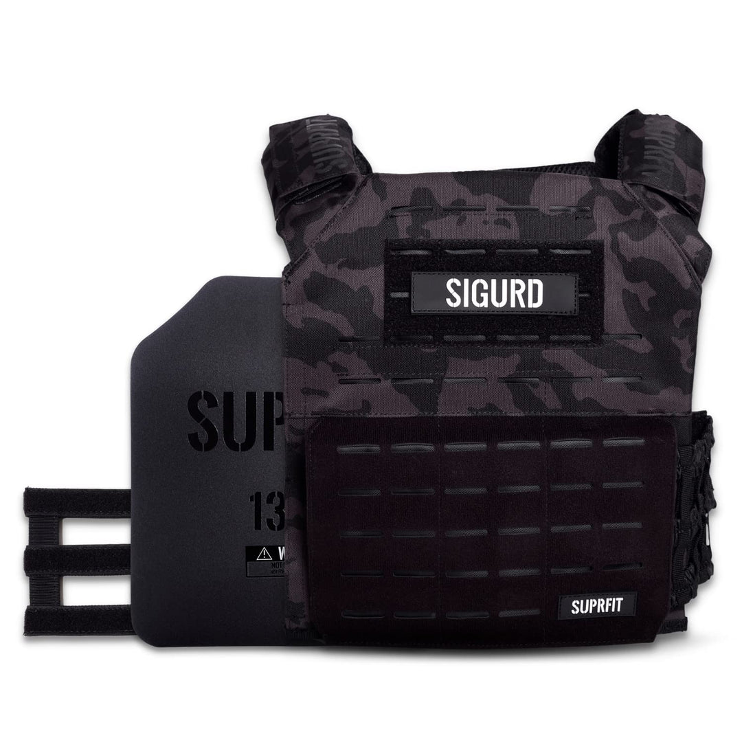 SUPRFIT - Sigurd 3D Gewichtsweste für Calisthenics, Krafttraining &amp; Crossfit - Verstellbare Weight V
