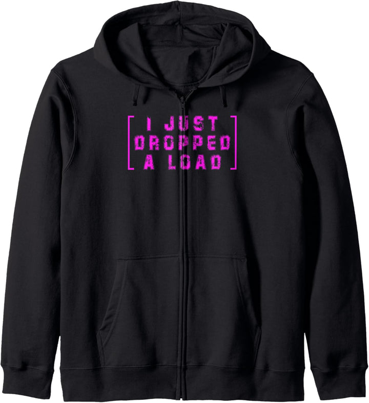 Funny Dropped A Load Semi Truck Driver Gift For Truckers Kapuzenjacke