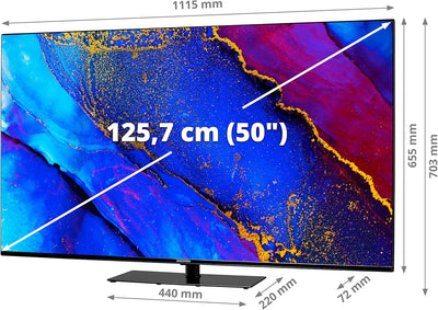 MEDION X15026 (MD 31946) 125,7 cm (50 Zoll) UHD Fernseher (Smart-TV, 4K Ultra HD, Dolby Vision HDR,