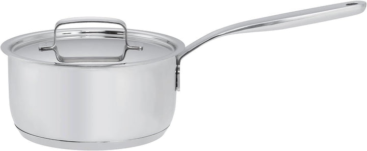 FISKARS 1023765 Cazo All Steel 1.5L /16 cm Con tapadera, Rostfreier Edelstahl, Multicolor, 35.5x18.1