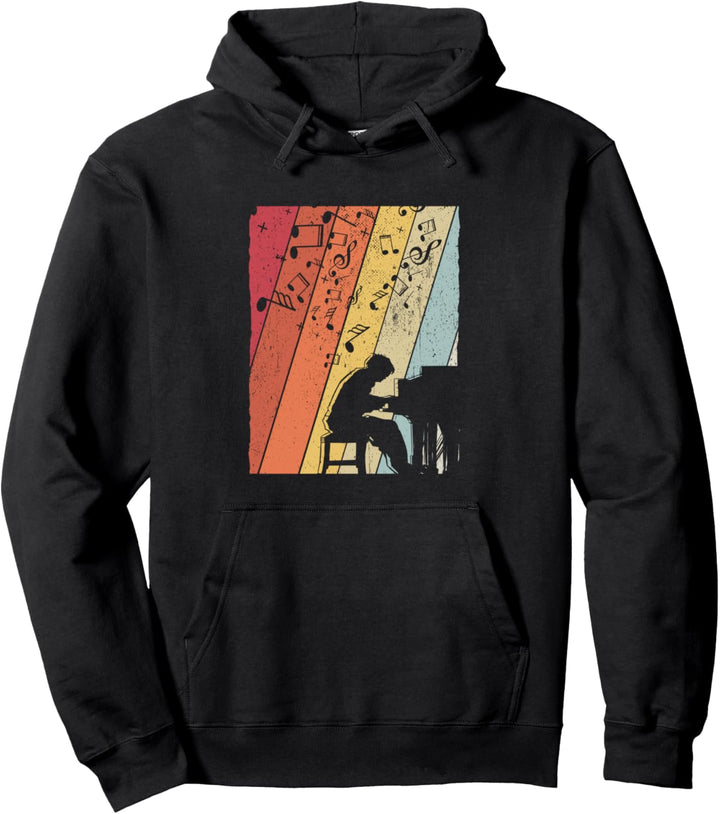 Retro Klavier Musiker Pianist - Vintage Klavier Pullover Hoodie