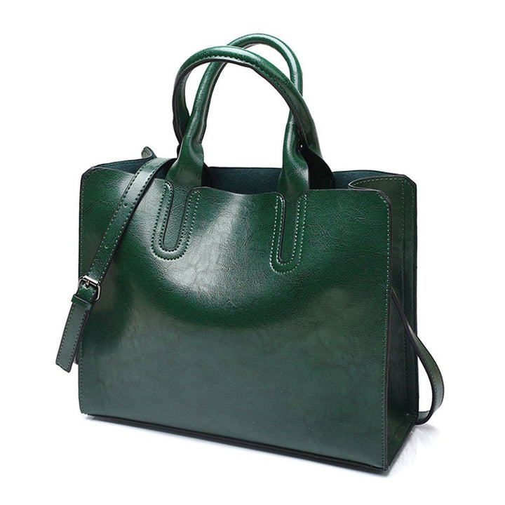 DEERWORD Damen Umhängetasche Taschen Frauen Elegant Tasche Italien Vintage PU-Leder 5502 1-teilig se