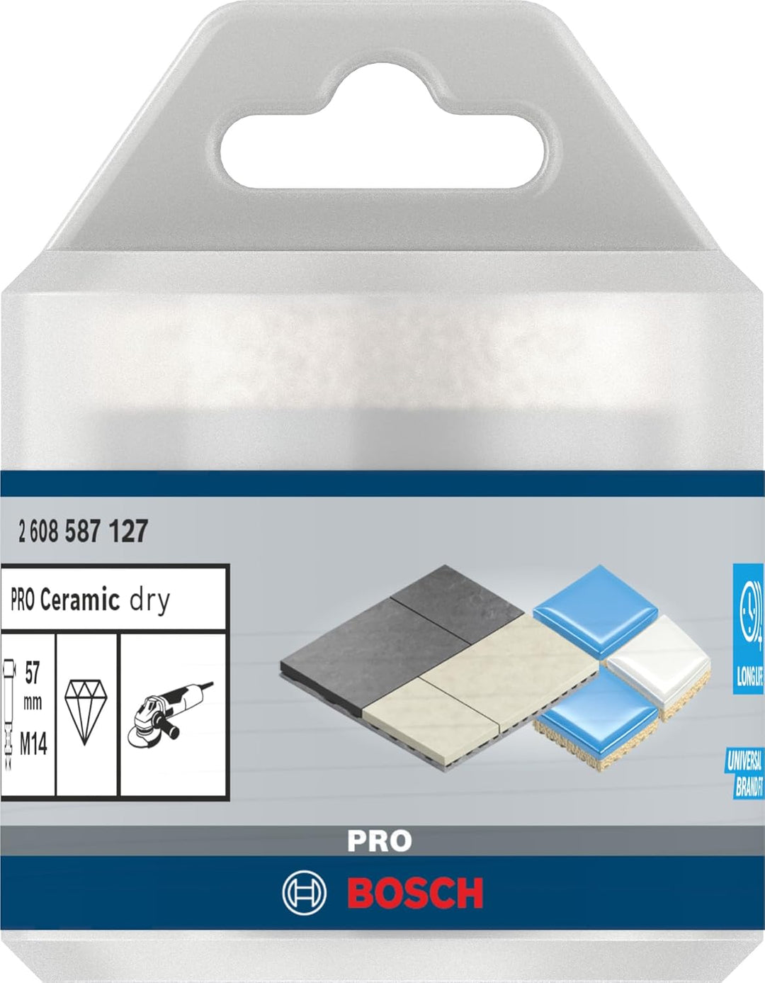 Bosch Professional 1x Diamanttrockenbohrer Dry Speed Best for Ceramic (für Trockenbohren von Hartker