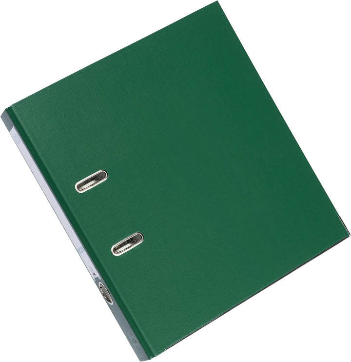 Elba Ordner A4, Smart Pro, 5 cm schmal, Kunststoff aussen, grün, 10 Stück, grün